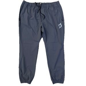 Fourlaps X Peloton Jogger Mens‎ XXL Gray RE-UP Zipped Legs Drawstrings Logo